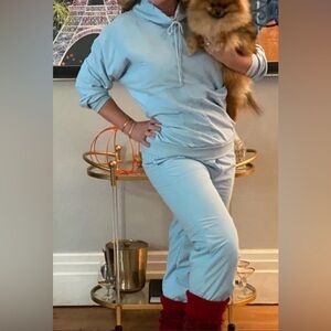 Lavon Deadstock Vintage Light Blue Women's Track Suit